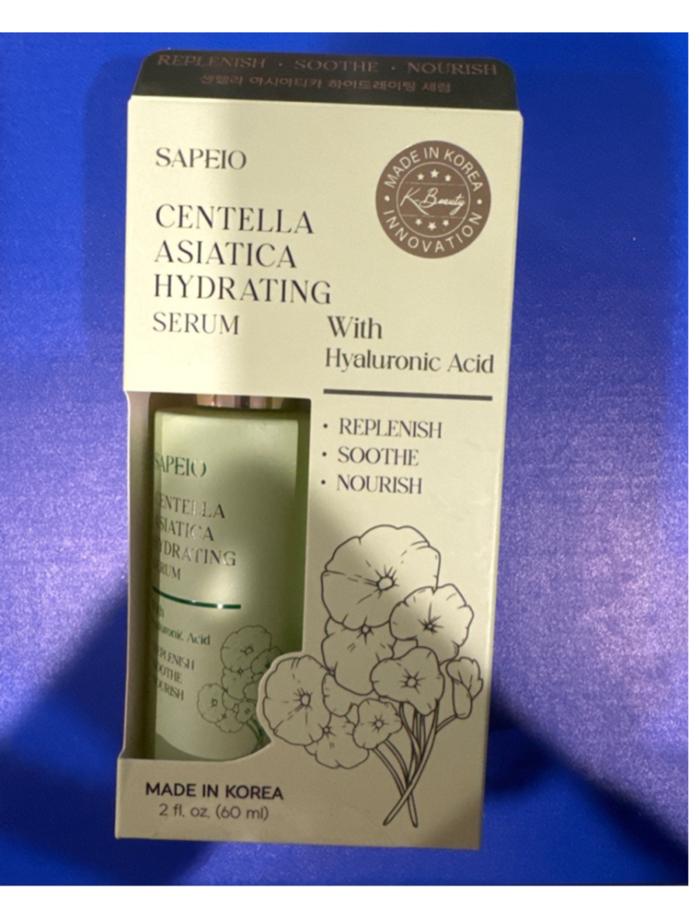 Sapeio Centella Asiatica Hydrating Serum - Light Green